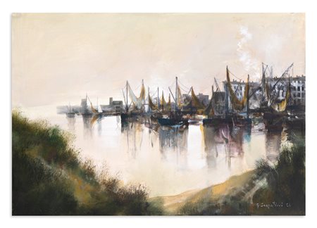 GIULIO SCAPATICCI (1933-2006) - Darsena, 1968