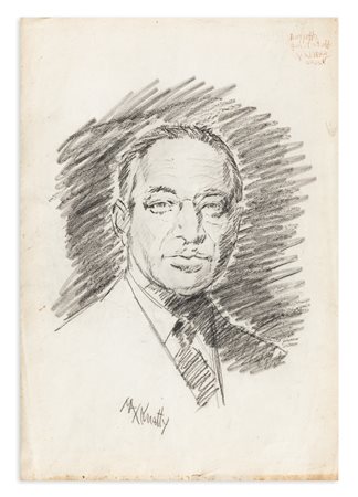MAX KUATTY (1930-2011) - Bozzetto per un ritratto