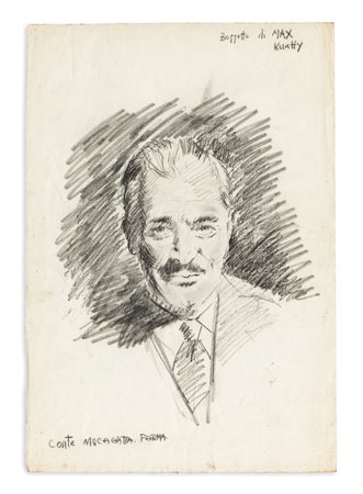 MAX KUATTY (1930-2011) - Ritratto del Conte Mocagatta, Parma