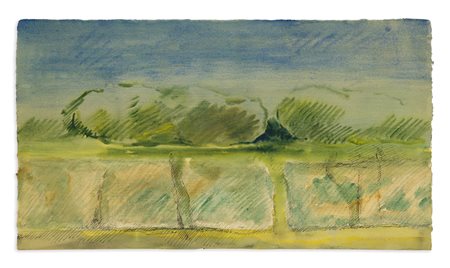 PIER LUIGI LAVAGNINO (1933-1999) - Senza Titolo (Alberi), 1971