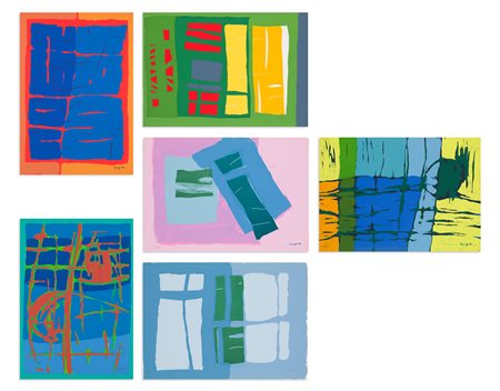 ANTONIO CORPORA (1909-2004) - Voies de la couleur - Signes du silence, 1972