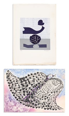 AUTORI VARI (MARIE POSPISILOVA E LUCA CRIPPA) - Lotto unico di 2 opere