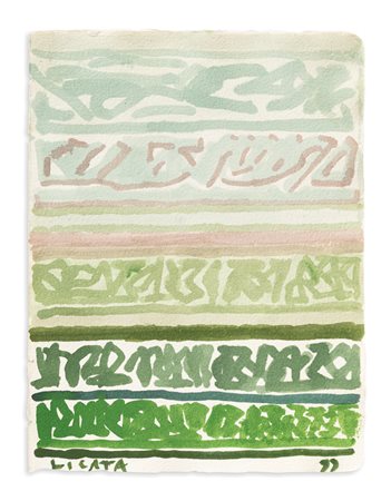 RICCARDO LICATA (1929-2014) - Senza Titolo, 2000