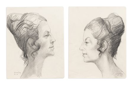 ALFREDO MANTICA (1903-1996) - Lotto unico composto da 2 opere