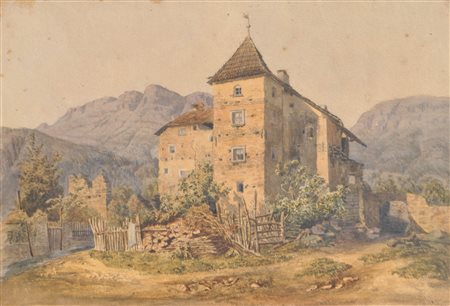 Maler der Mitte des 19. Jahrhunderts/Pittore della metà del XIX sec. Castel...