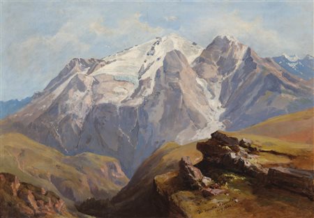 Karl Vinzenz Moser (Tramin/Termeno 1840 - Bozen/Bolzano 1907) La Vedretta...
