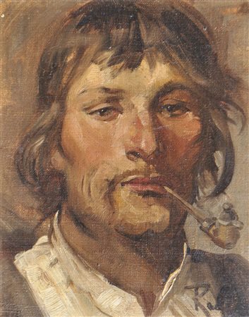 Rudolf Oberstolz (Innsbruck 1865 - Bozen/Bolzano 1910) Contadino tirolese con...