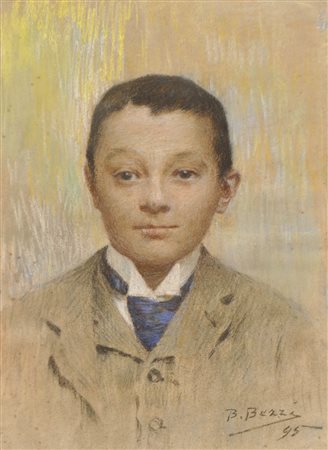 Bartolomeo Bezzi (Fucine di Ossana 1851 - Cles 1923) Ritratto giovanile Luigi...