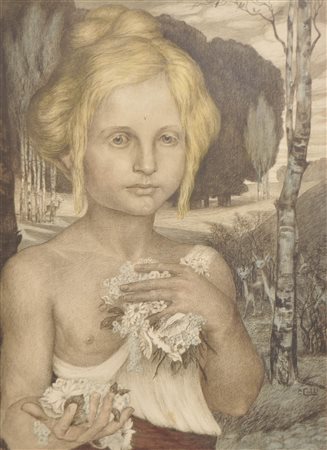 Anton Colli (Cortina d’Ampezzo 1870 - Innsbruck 1950) Ragazza...