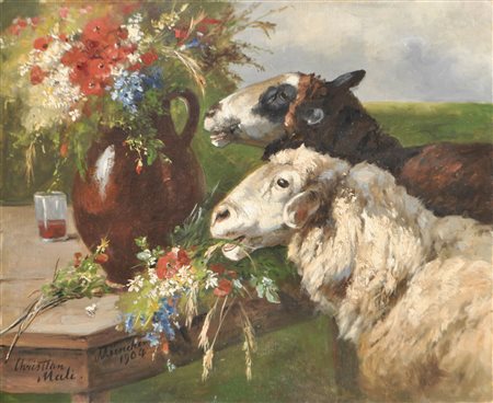 Christian Mali (Broekhuizen/Utrecht 1832 - München/Monaco di Baviera 1906)...