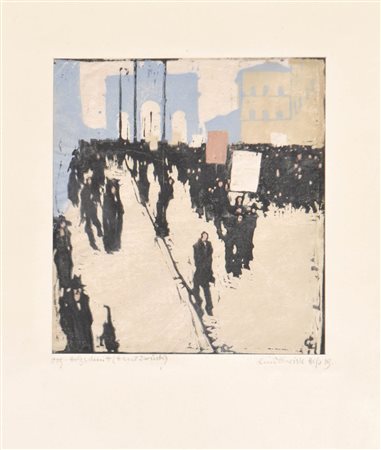 Christian Hess (Bozen/Bolzano 1895 - Schwaz 1944) Demonstrazione a Monaco,...