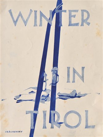 Wilhelm Nicolaus Prachensky (Innsbruck 1898 - Innsbruck1956) Inverno in...