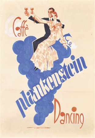 Franz Lenhart (Bad Häring 1898 - Meran/Merano 1992) Bozzetto per manifesto...