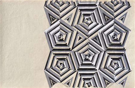 Anton Hofer (Bozen/Bolzano 1888 - Bozen/Bolzano 1979) Bozzetto per stoffe,...