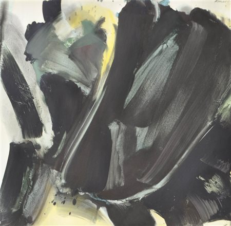 Peter Marquant (Wien/Vienna 1954) Senza titolo, 1977;Guazzo, 74,5 x 77 cm, in...