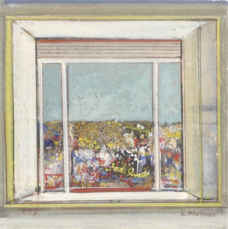Karl Plattner Mals/Malles 1919 - Mailand/Milano 1986) Finestra, 1965;Tempera...