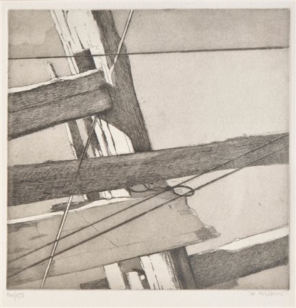 Karl Plattner Mals/Malles 1919 - Mailand/Milano 1986) Steccato,...