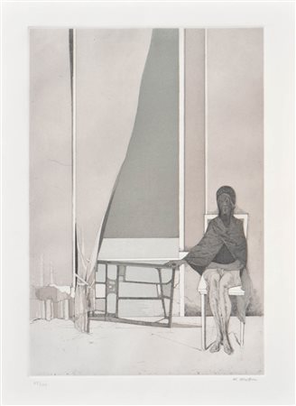 Karl Plattner Mals/Malles 1919 - Mailand/Milano 1986) Interno esterno,...