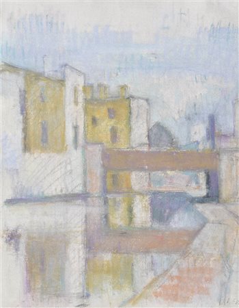 Wilfried Kirschl (Wörgl 1930 - Innsbruck 2010) Canale a Parigi,...