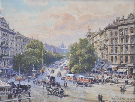 Friedrich Frank (Frankemarkt 1871 - Werfenweng 1945) Kärntnerring a...