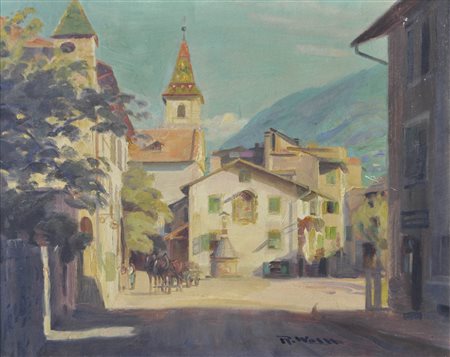 Richard Wolff (Esseg/Osijek 1880 - Bozen/Bolzano 1964) La Vecchia...