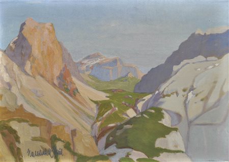 Paul Hablitschek (Wien/Vienna 1890 - Brixen/Bressanone 1978) Longostagno,...