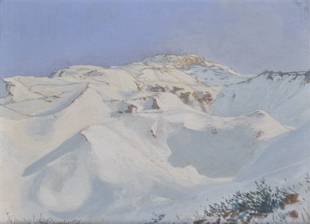 Paul Hablitschek (Wien/Vienna 1890 - Brixen/Bressanone 1978) Paesaggio alpino...