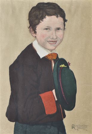 Karl Pferschy (Deutschlandsberg 1888 - Bozen/Bolzano 1930) Ragazzo di...