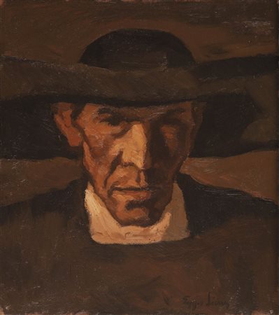 Albin Egger-Lienz (Stribach bei Lienz 1868 - St. Justina bei Bozen 1926)...