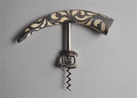 Anonym/Anonimo Cavatappi, XIX sec.;Corno e metallo, 14,5 x 18 cm