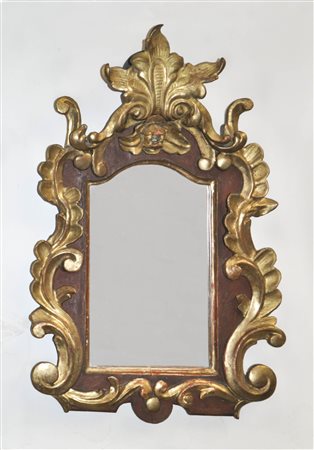 Anonym/Anonimo Specchio neobarocco;Legno dipinto, 52,5 x 34 cm