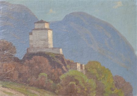 Hermann Gattiker (Schweiz/Svizzera 1865 - 1950) Cappella di Loggia,...