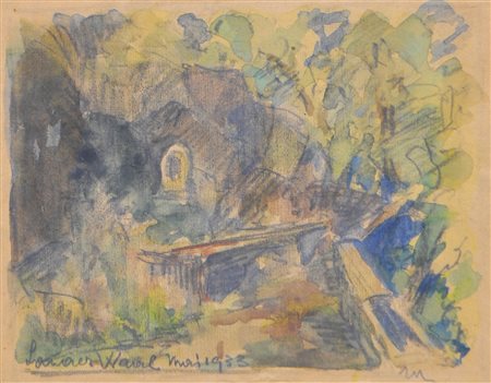 Josef Mahlknecht (Bozen/Bolzano 1886 - Meran/Merano 1953) Roggia a Lana,...