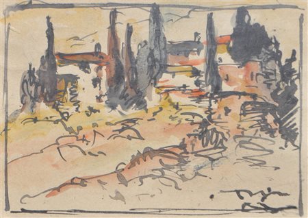 Josef Mahlknecht (Bozen/Bolzano 1886 - Meran/Merano 1953) Fattoria con...