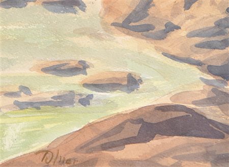 Josef Telfner (Meran/Merano 1874 - Gufidaun/Gudon 1948) La riva...