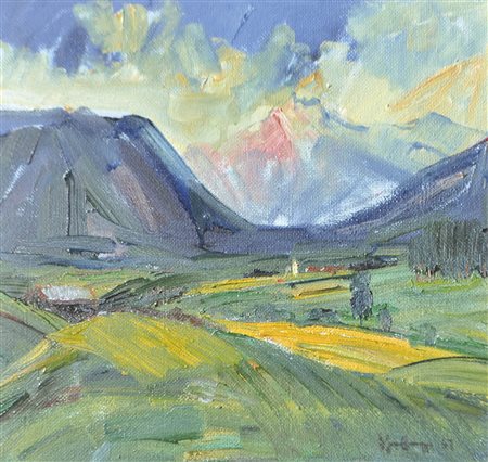 Ernst Schroffenegger (Feldkirch 1905 - Innsbruck 1994) L’Oberland tirolese,...