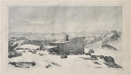 Hans Boresch (Berlin/Berlino 1890 - Innsbruck 1944) Vista Tauri Pengelstein,...