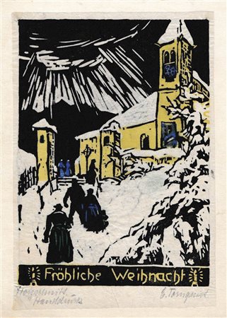 Ellen Tornquist (Hamburg/Amburgo 1871 - Graz 1944) Felice Natale -...