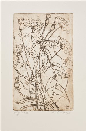 Maria Delago (St. Leonhard in Passeier 1902 - Brixen 1979) Motivi floreali;3...