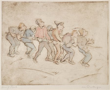 Maria Delago (St. Leonhard in Passeier 1902 - Brixen 1979) Pifferaio di...