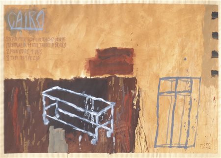 Fabrizio Plessi ((Reggio Emilia 1940) Cairo, 1991;Studio per...