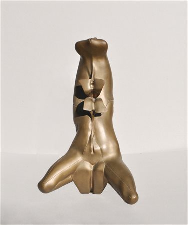 Novello Finotti (attribuito) Nudo;Scultura in bronzo, base in marmo, h. 38,5...