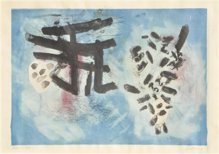 Antonj Haska (1920 - 2011) Morze;Litografia a col., 50 x 70 cm Firma, titolo...