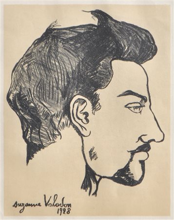 Susanne Valadon (Bessines-sur-Gartempe 1865 - Paris/Parigi 1938) Ritratto di...