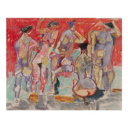 Fausto Pirandello, Bagnanti