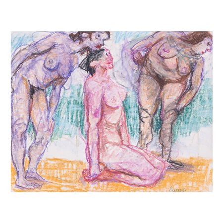 Fausto Pirandello, Bagnanti