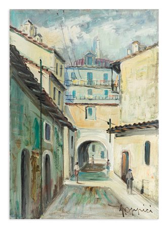 ALDO OPPICI (1908-1985) - Interno - Ripa Ticinese