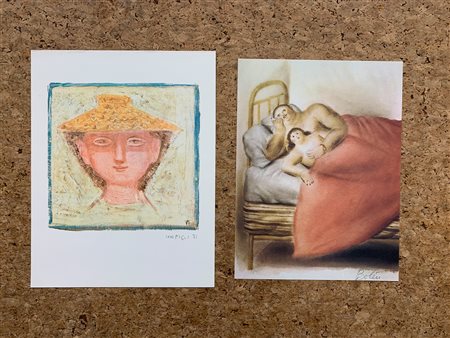 AUTORI VARI (BOTERO E CAMPIGLI) - Lotto unico composto da 2 opere
