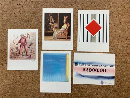 AUTORI VARI (REGGIANI, GUCCIONE, KIENHOLZ E FERRONI - Lotto unico composto da 4 opere