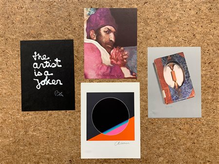 AUTORI VARI (VAUTIER, DE STEFANO, GOJOWCZYK E CARMI) - Lotto unico composto da 4 opere